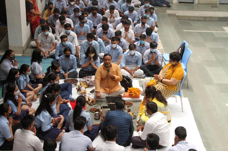 WISHING GOOD LUCK TO THE STUDENTS